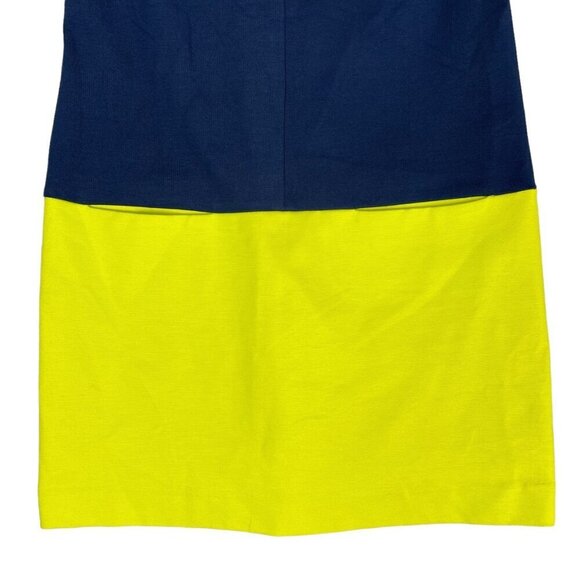 Trina Turk Dress Womens 2 Retro Mod Colorblock Keyhole Ponte Shift Business - Picture 2 of 7